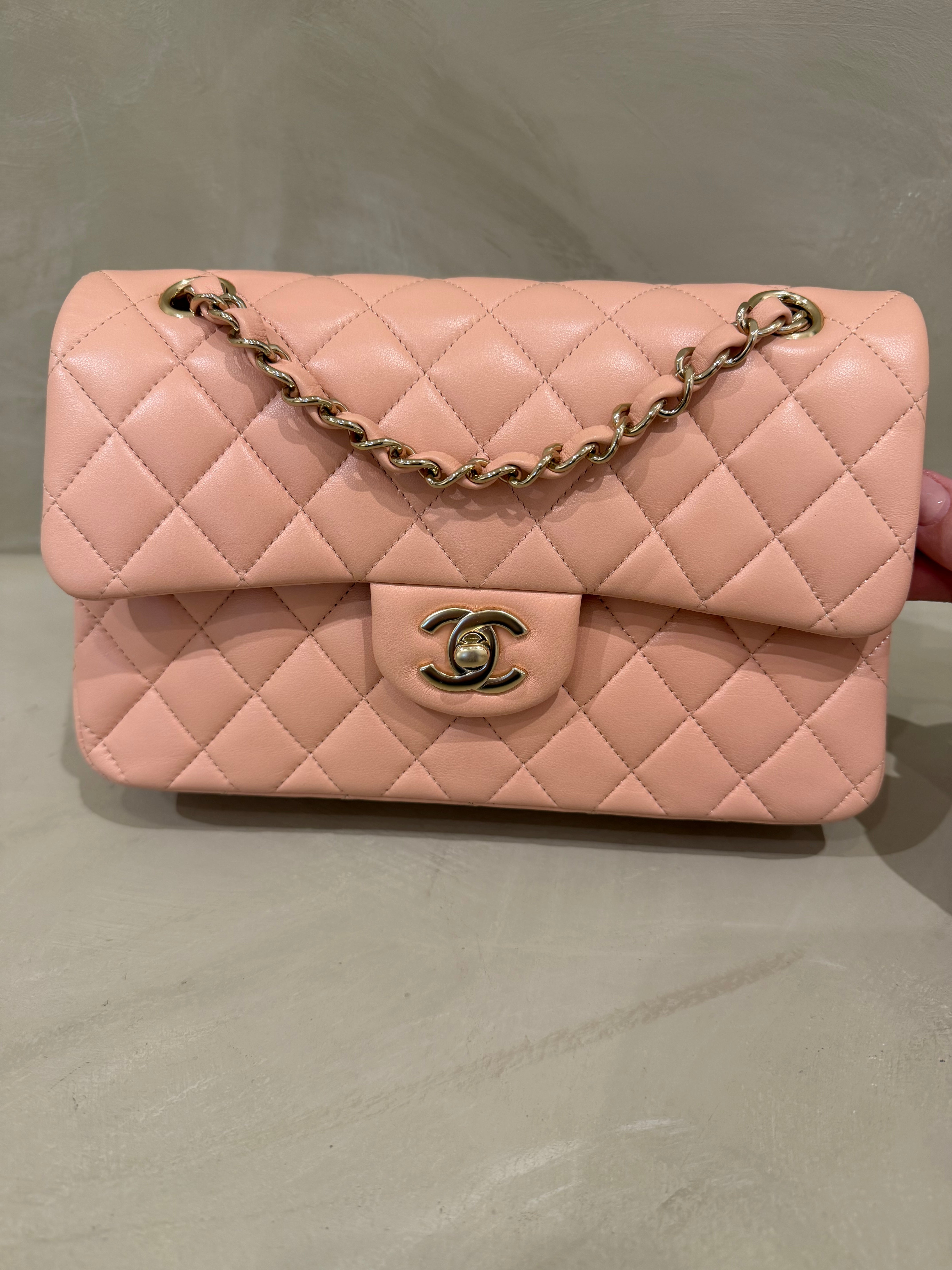 Chanel Classic Flap Peach