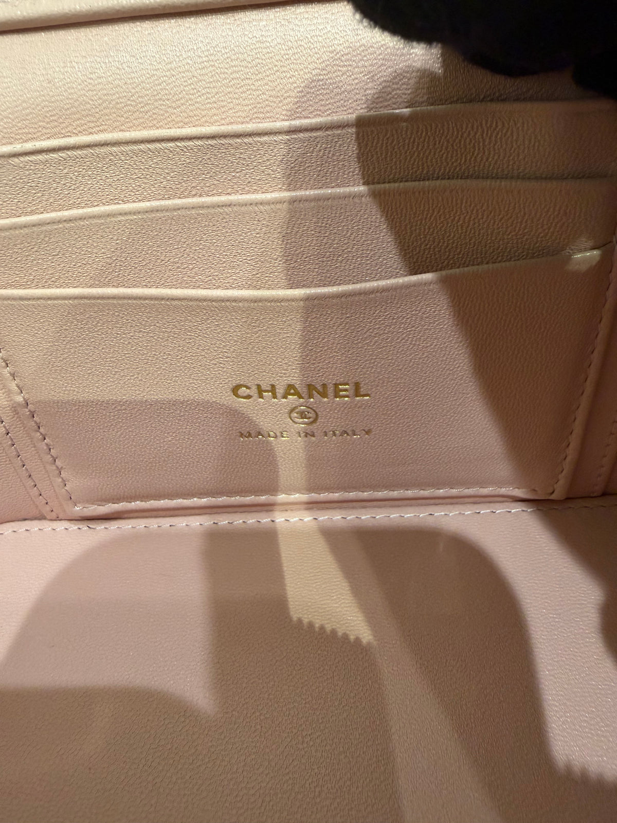 Chanel Sweetheart Vanity Case | Pink Lambskin | Gold Hardware | Excellent
