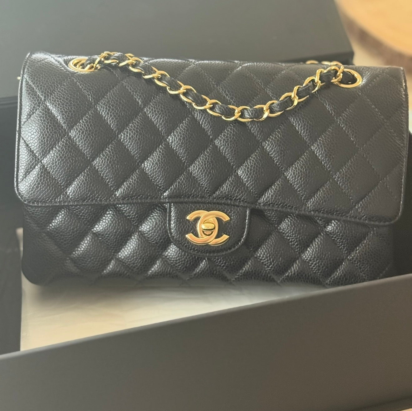 Chanel Medium Caviar Classic Flap Bag