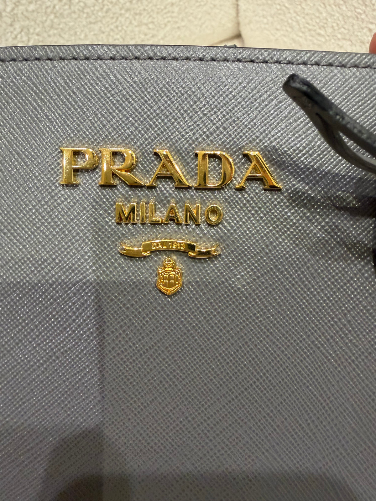 Prada Tote | Saffiano & Calf Leather / Marmo | Pristine