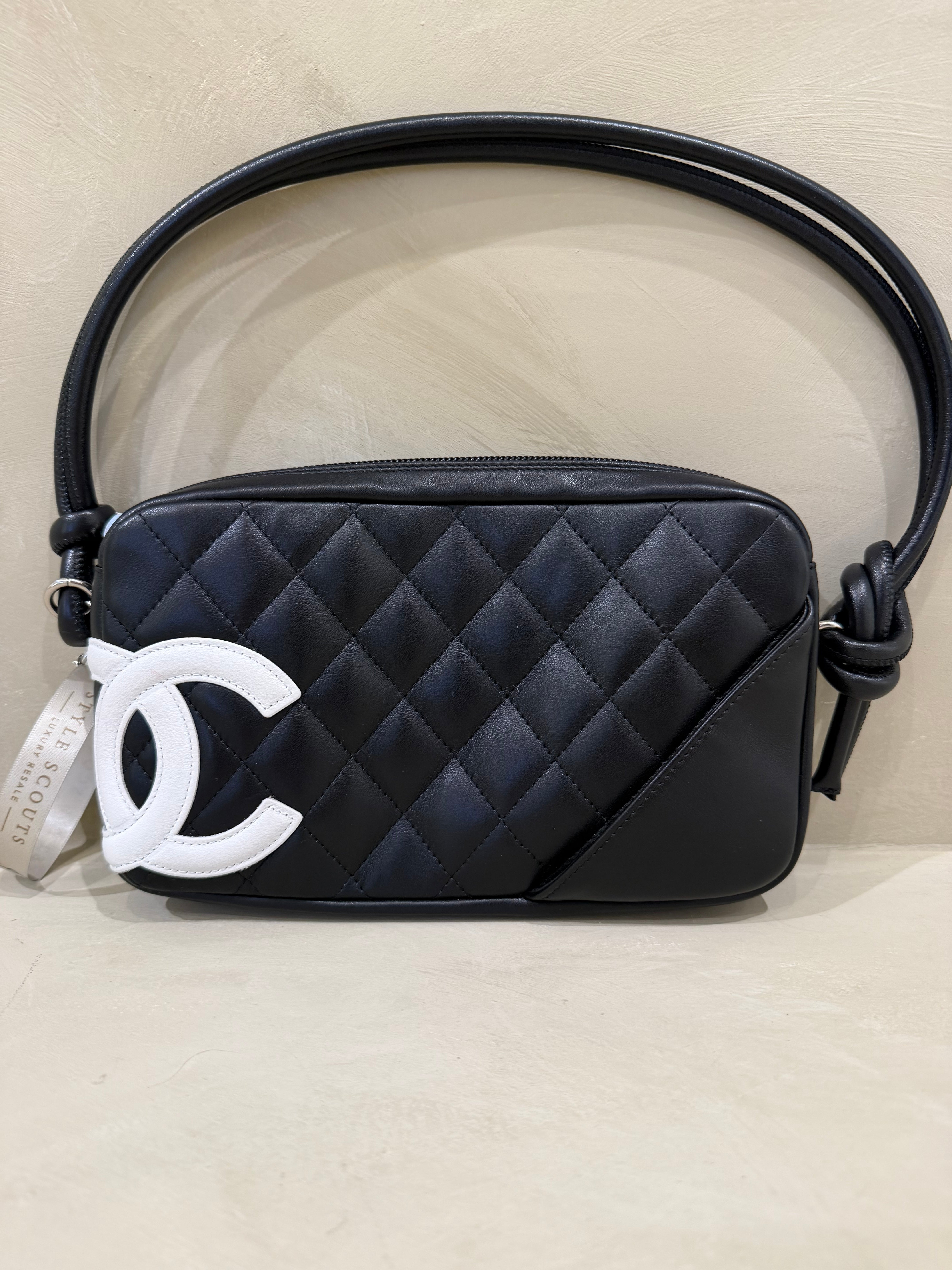 Chanel Cambon | Black & White Lambskin | Silver Hardware | Pristine Condition