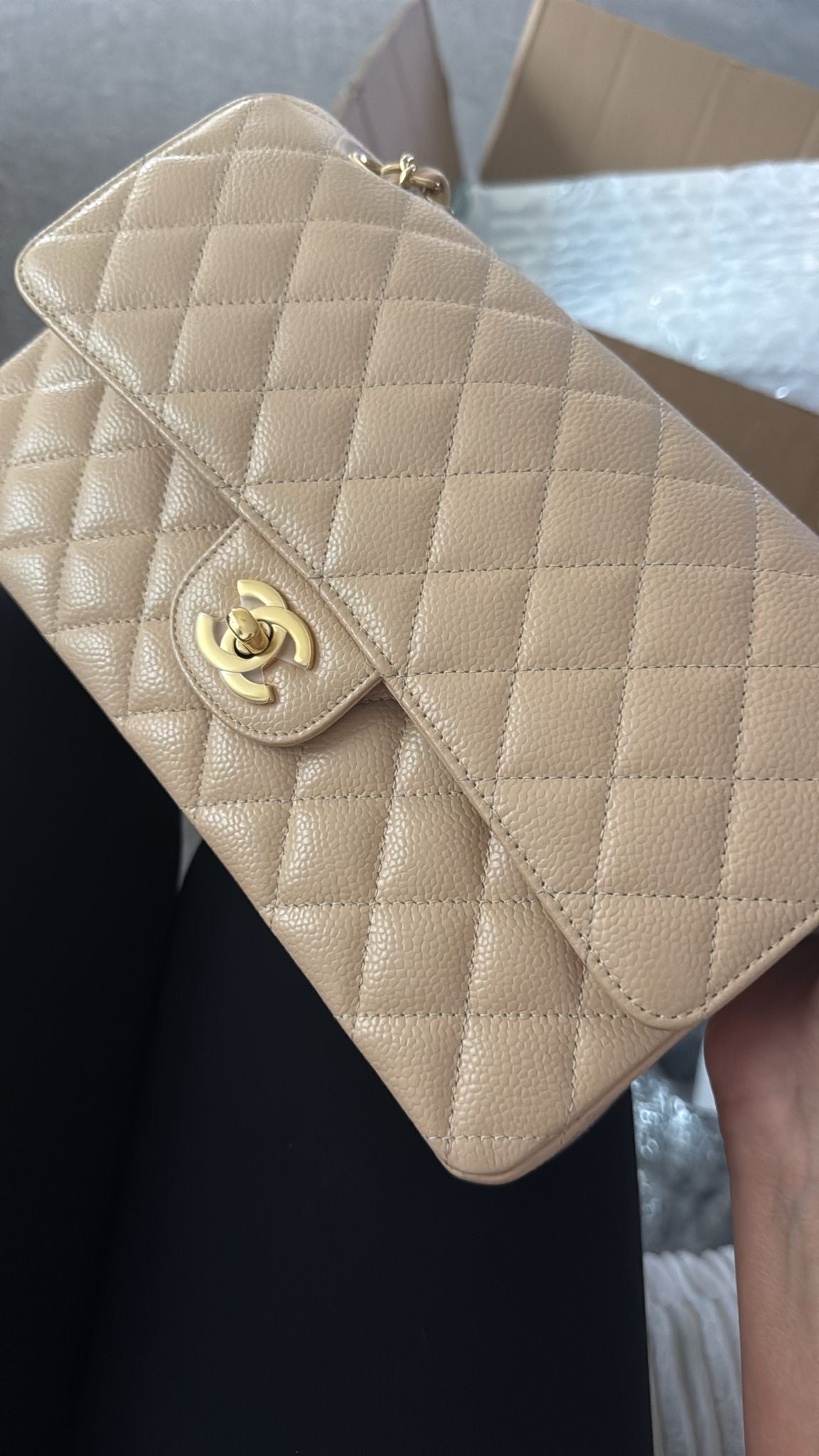 Chanel medium Beige Classic Flap