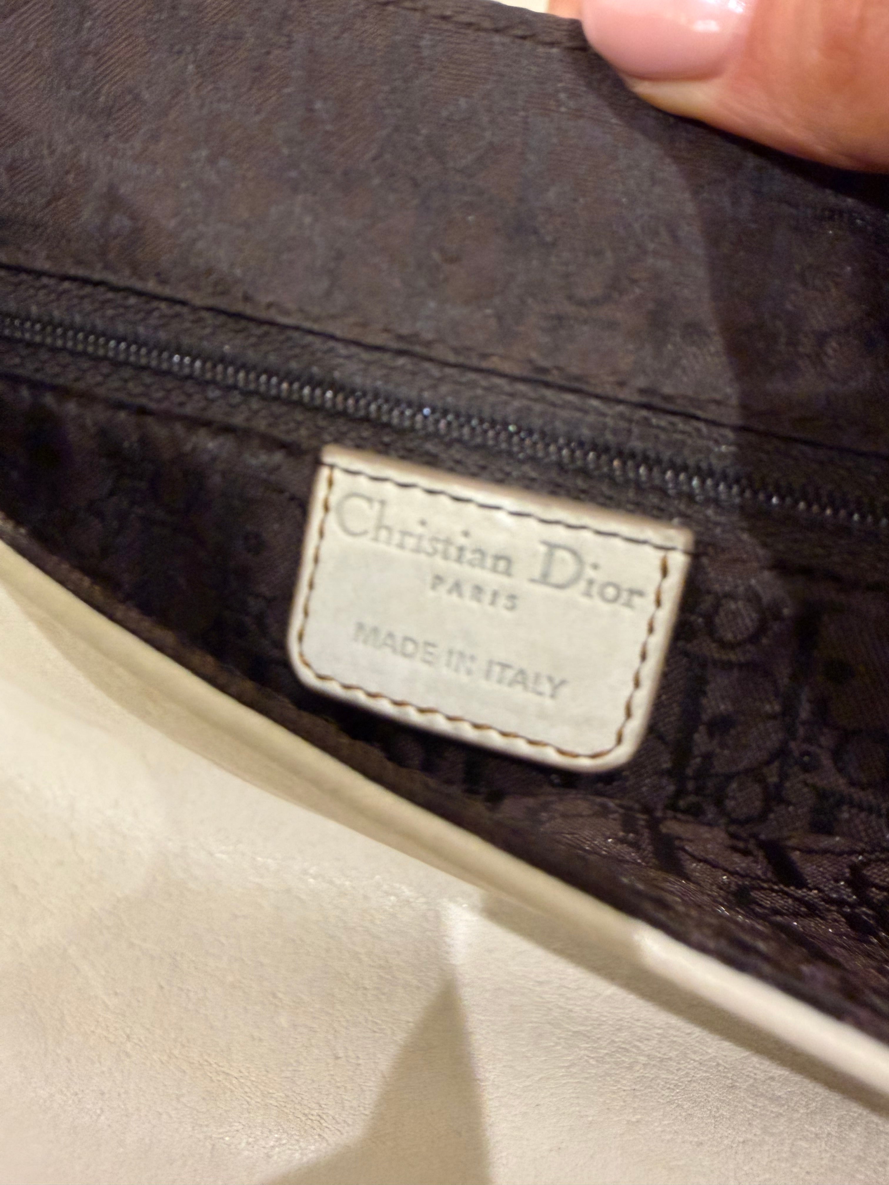 Dior Gaucho Saddle Bag – Cream – 2007