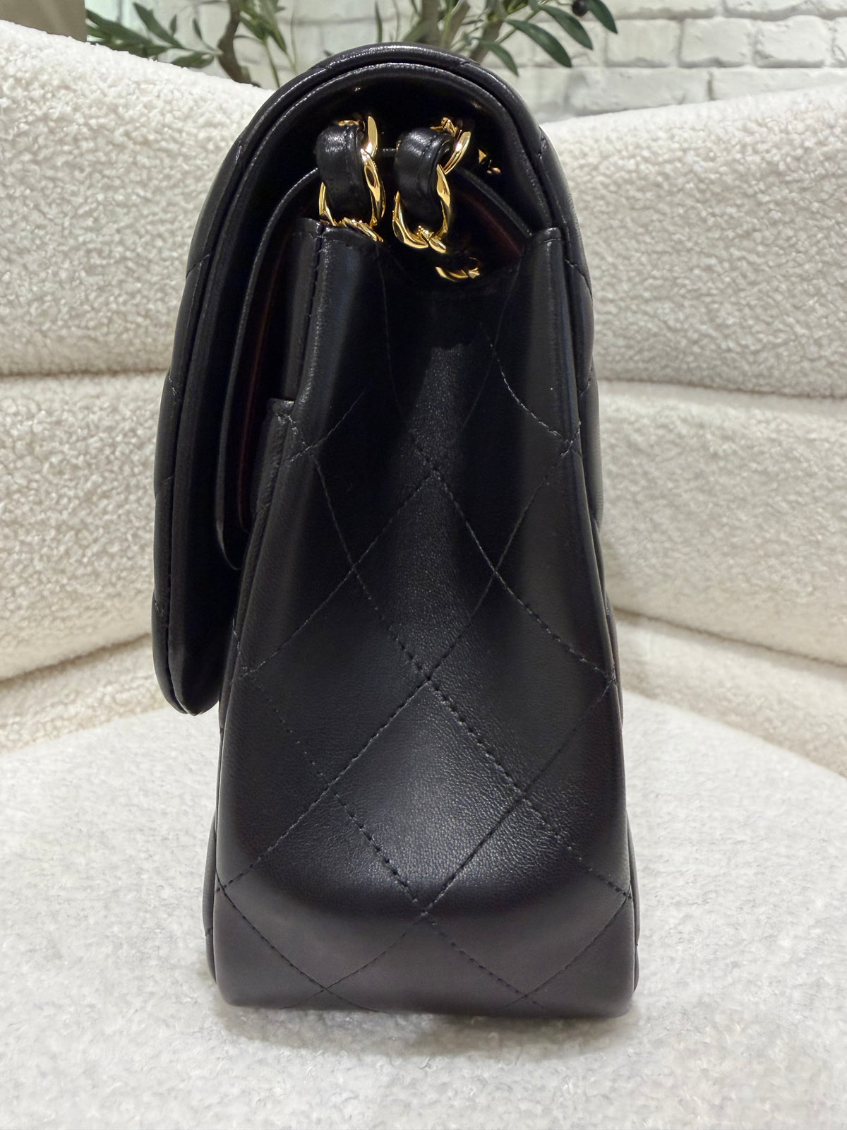 Chanel Jumbo Classic Flap Black Lambskin Gold Hardware | Series 20