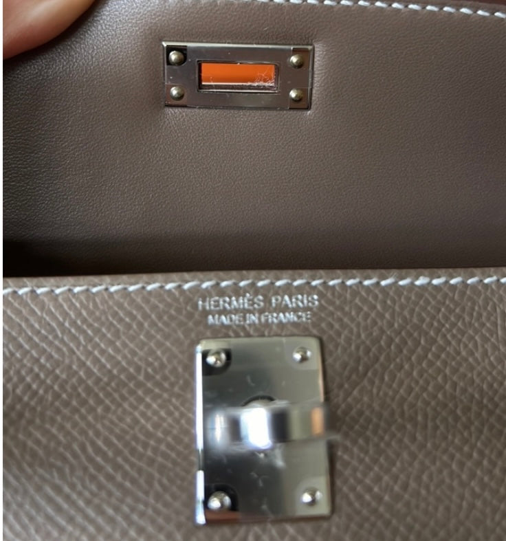 Hermes Mini Kelly Etoupe