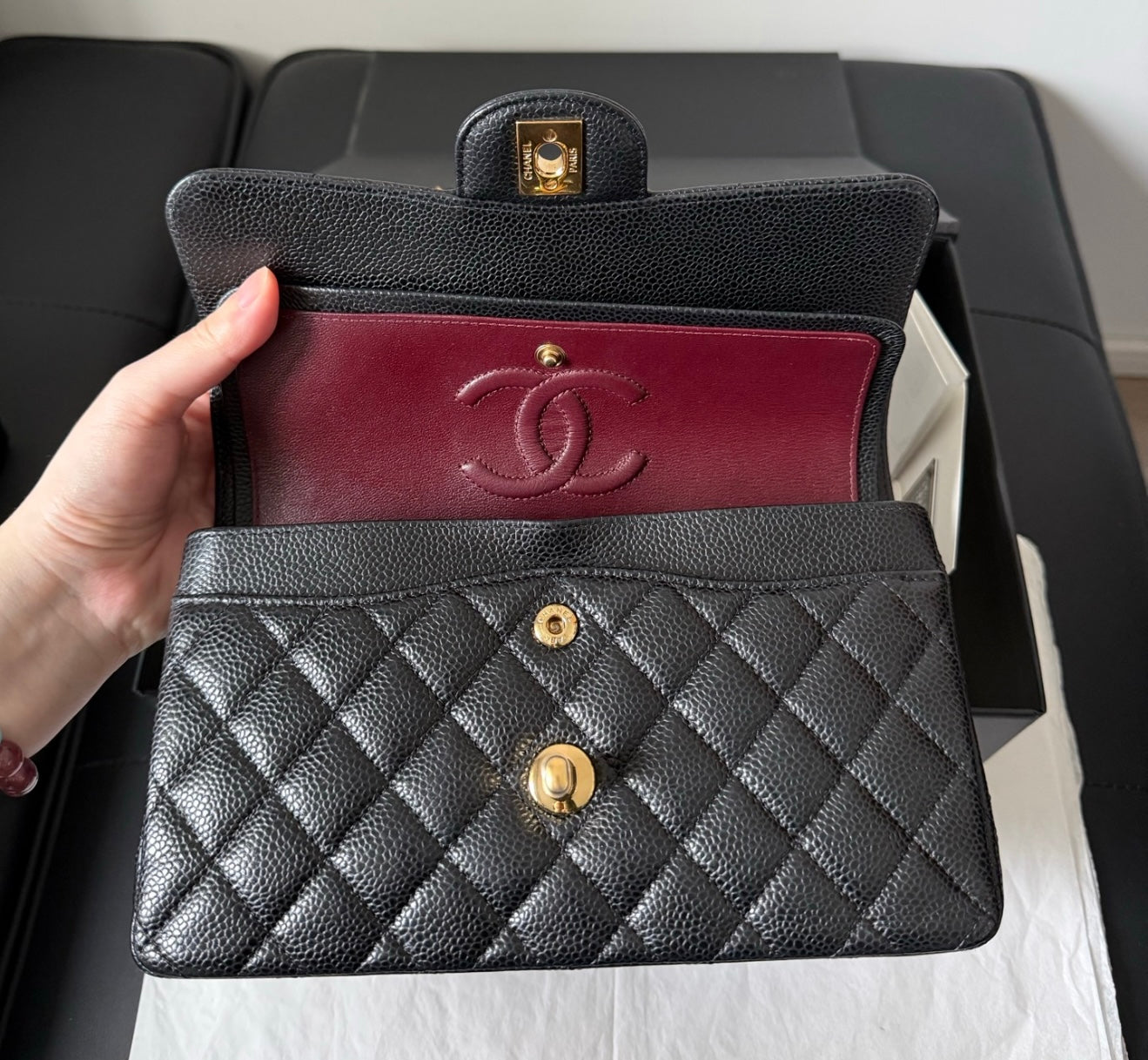 Chanel Double Classic Flap Small