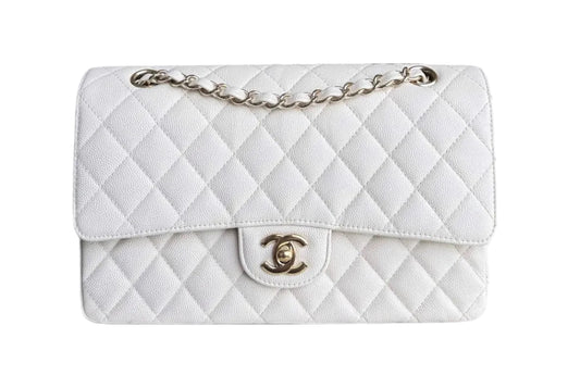 Chanel Medium Classic Flap Bag White