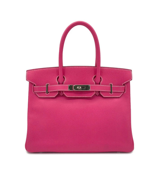 Hermes Birkin 30 Rose Tyrien