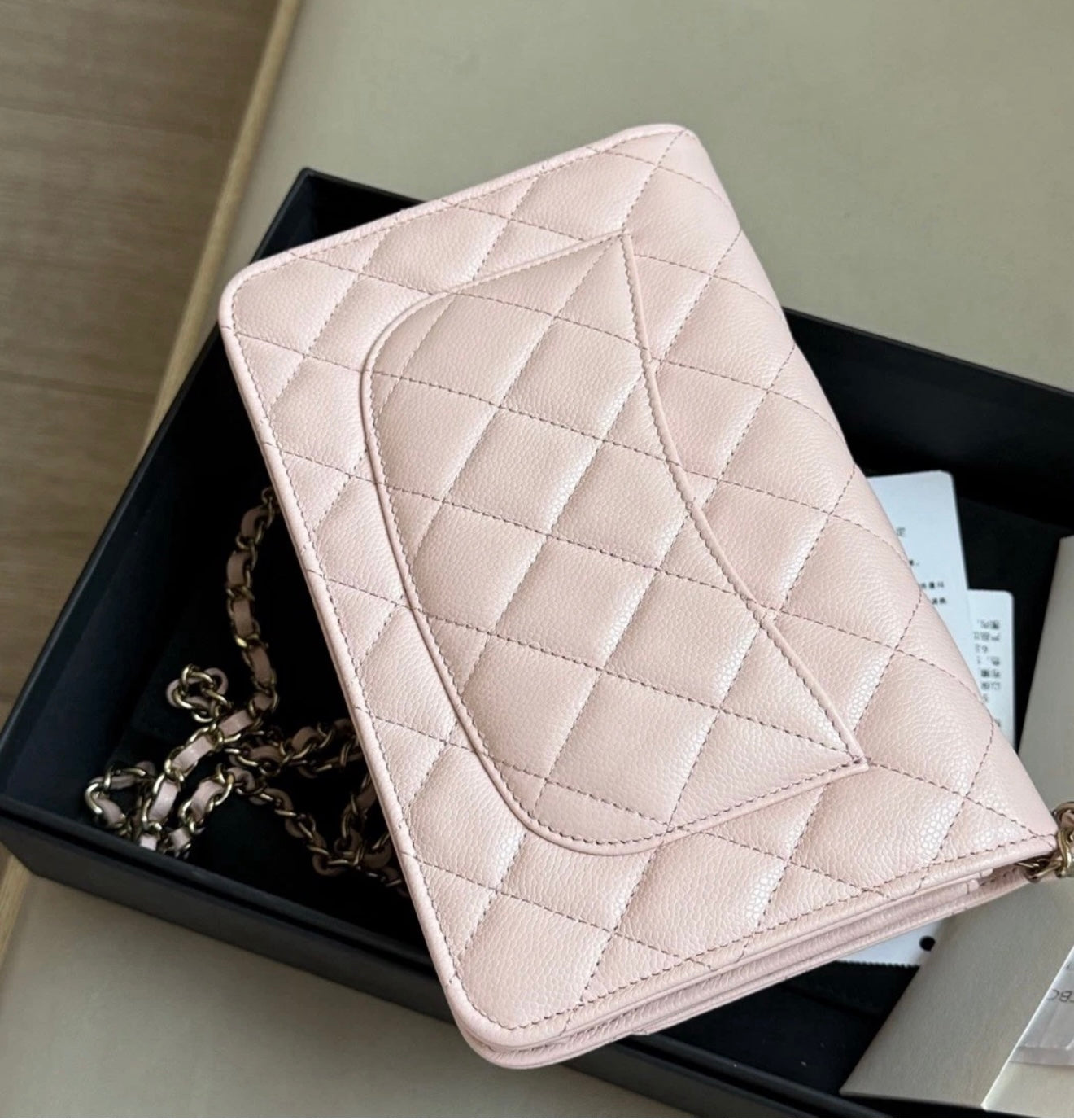 Chanel WOC Pink Caviar Bag