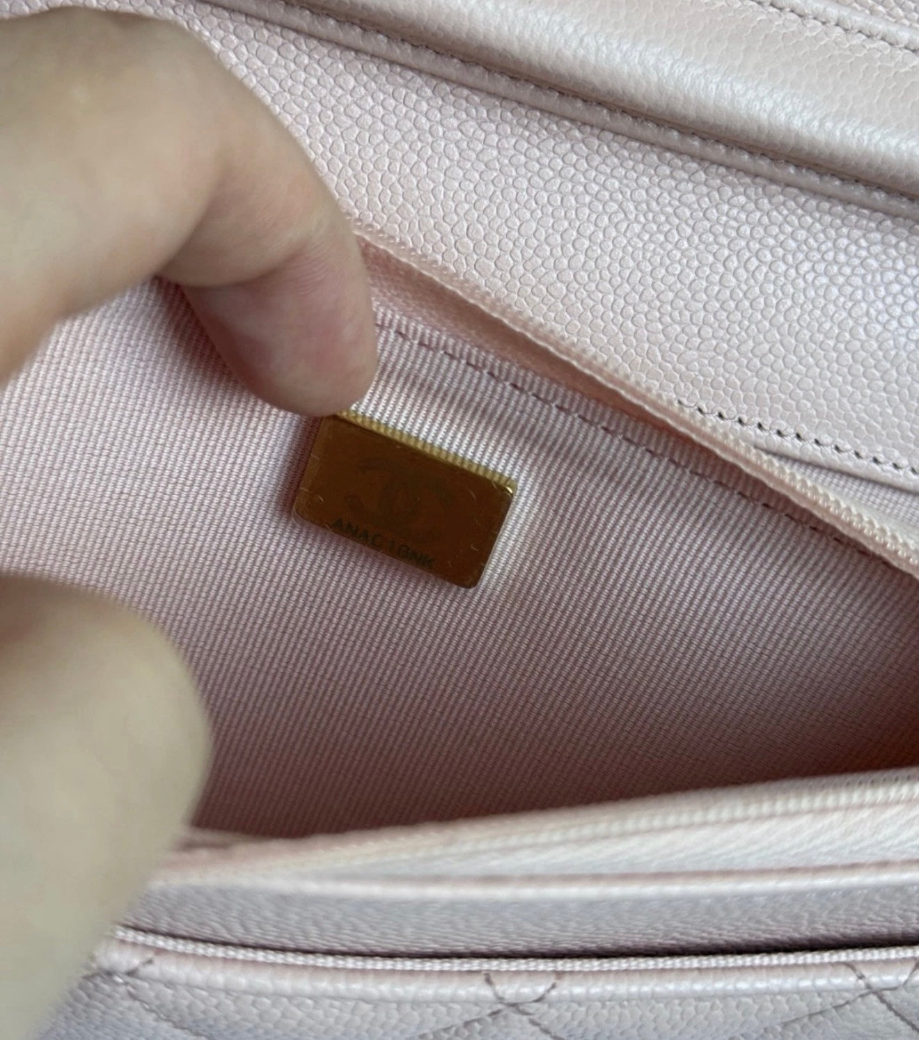 Chanel WOC Pink Caviar Bag