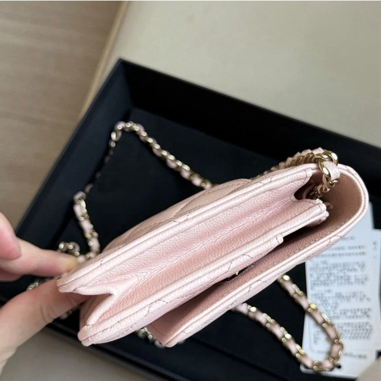 Chanel WOC Pink Caviar Bag
