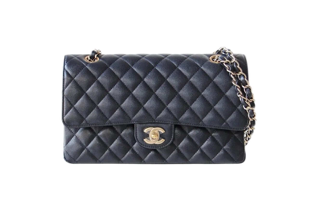 Chanel Medium Classic Flap Dark Navy