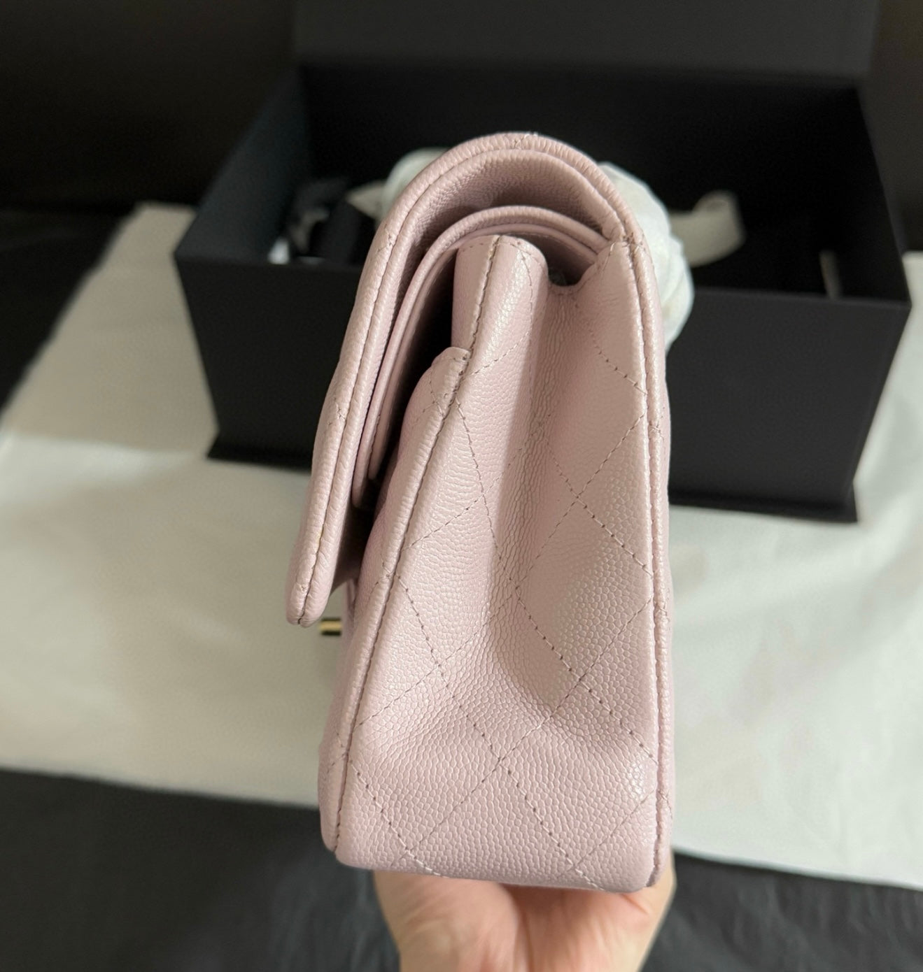 Chanel Medium 21S Double Flap Pink