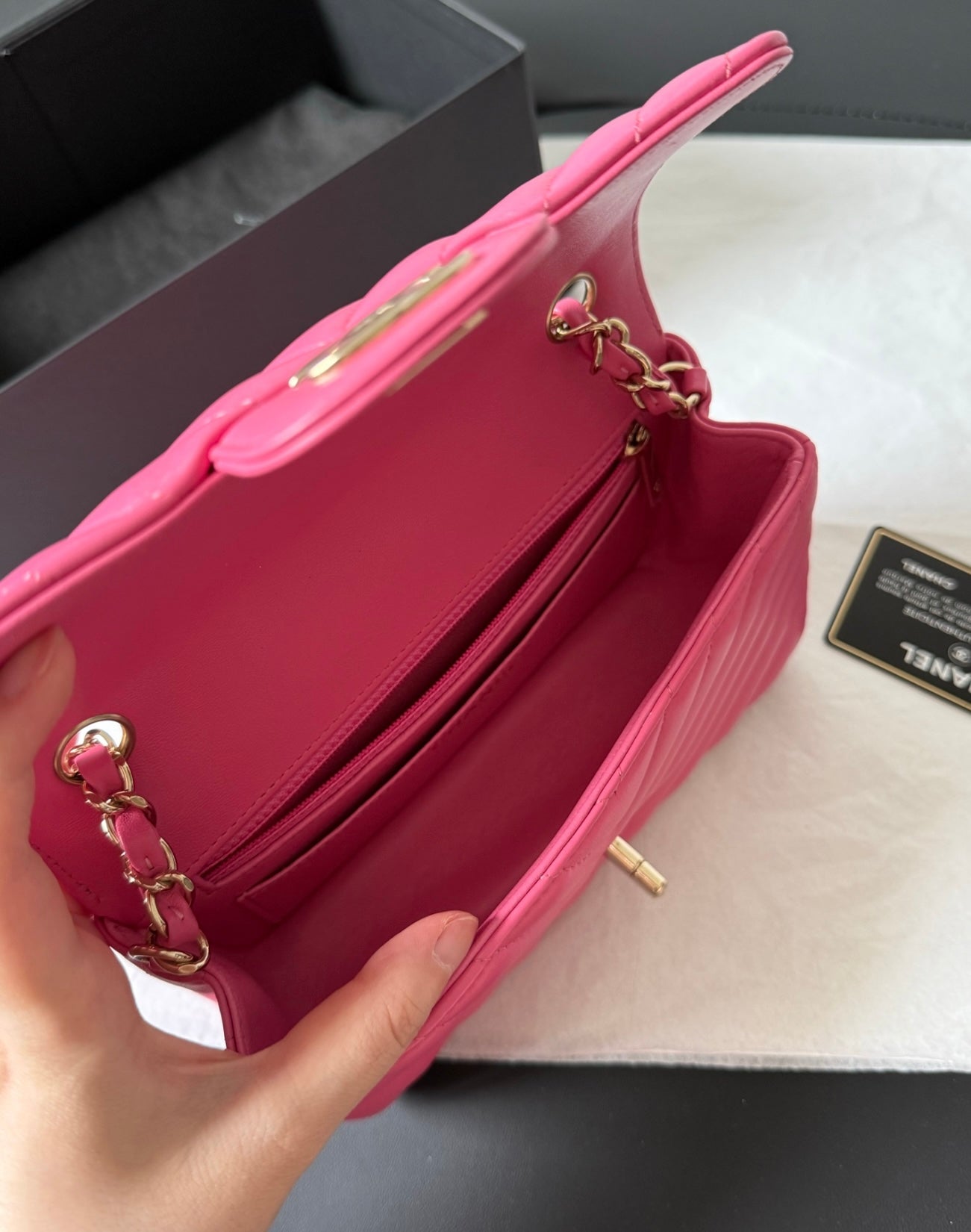 Chanel Mini Chevron Bag