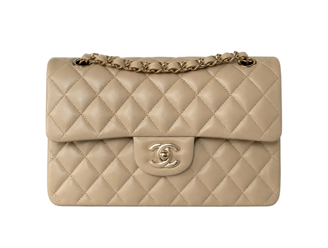 Chanel Small Classic Flap Beige