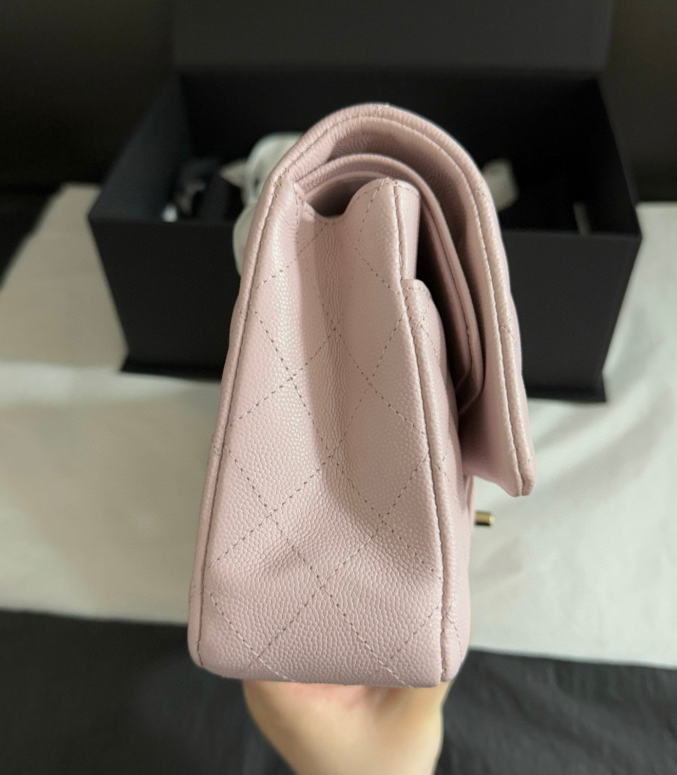Chanel Medium 21S Double Flap Pink