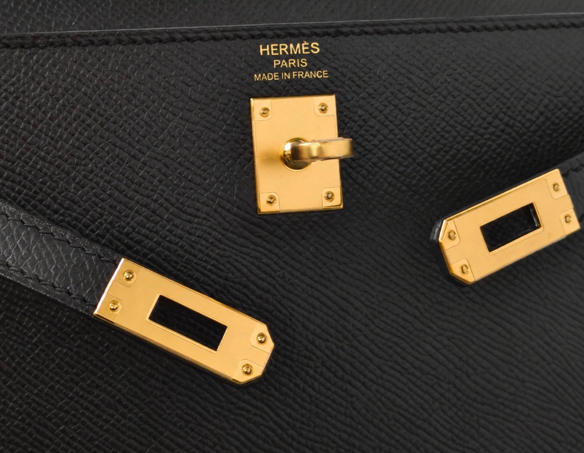 Hermes Kelly Sellier 25 Epsom Gold Hardware