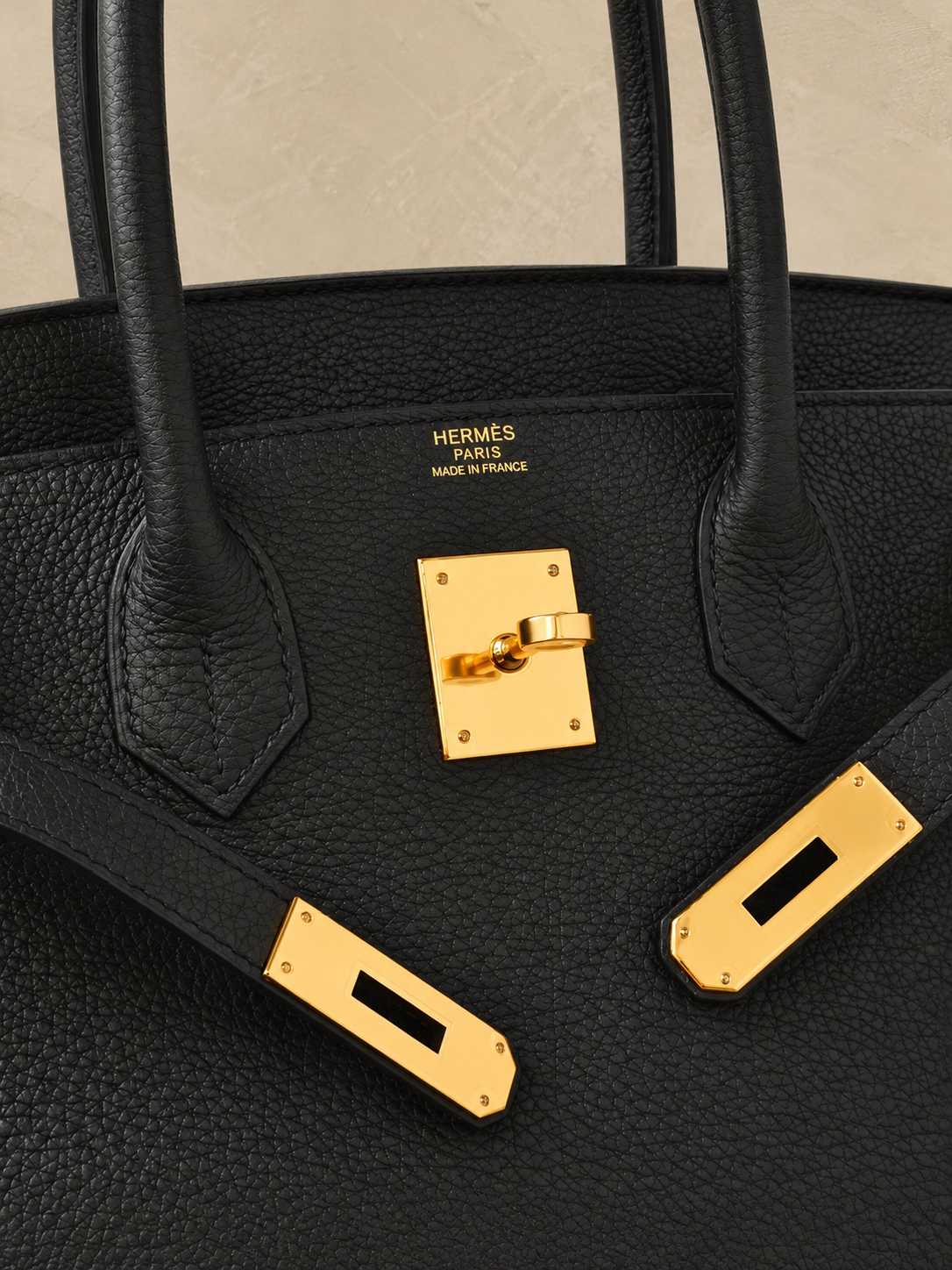 The Hermès Birkin 30 Black Gold Hardware Kept Unused 2015
