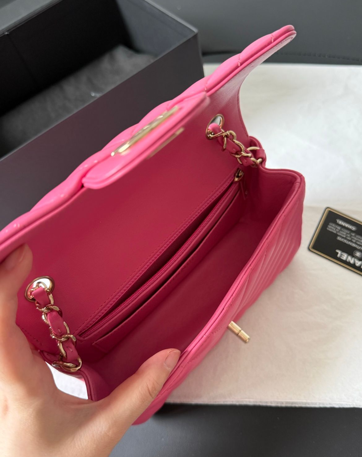 Chanel Mini Chevron Bag