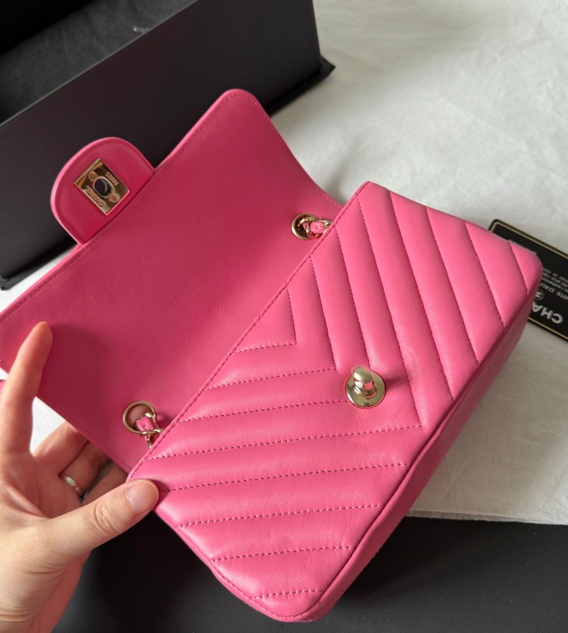 Chanel Mini Chevron Bag