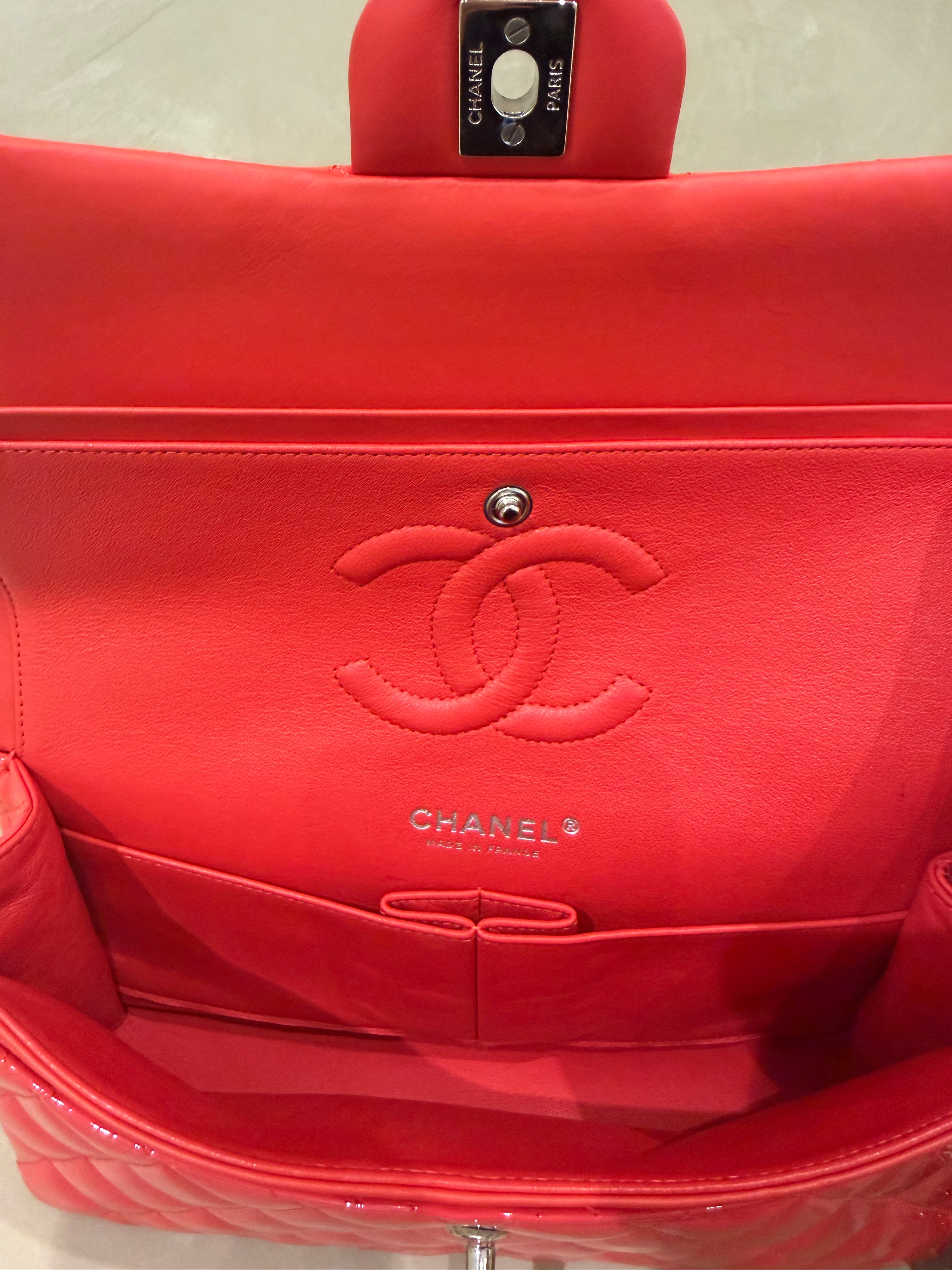 Chanel Medium Patent Classic Flap Bag