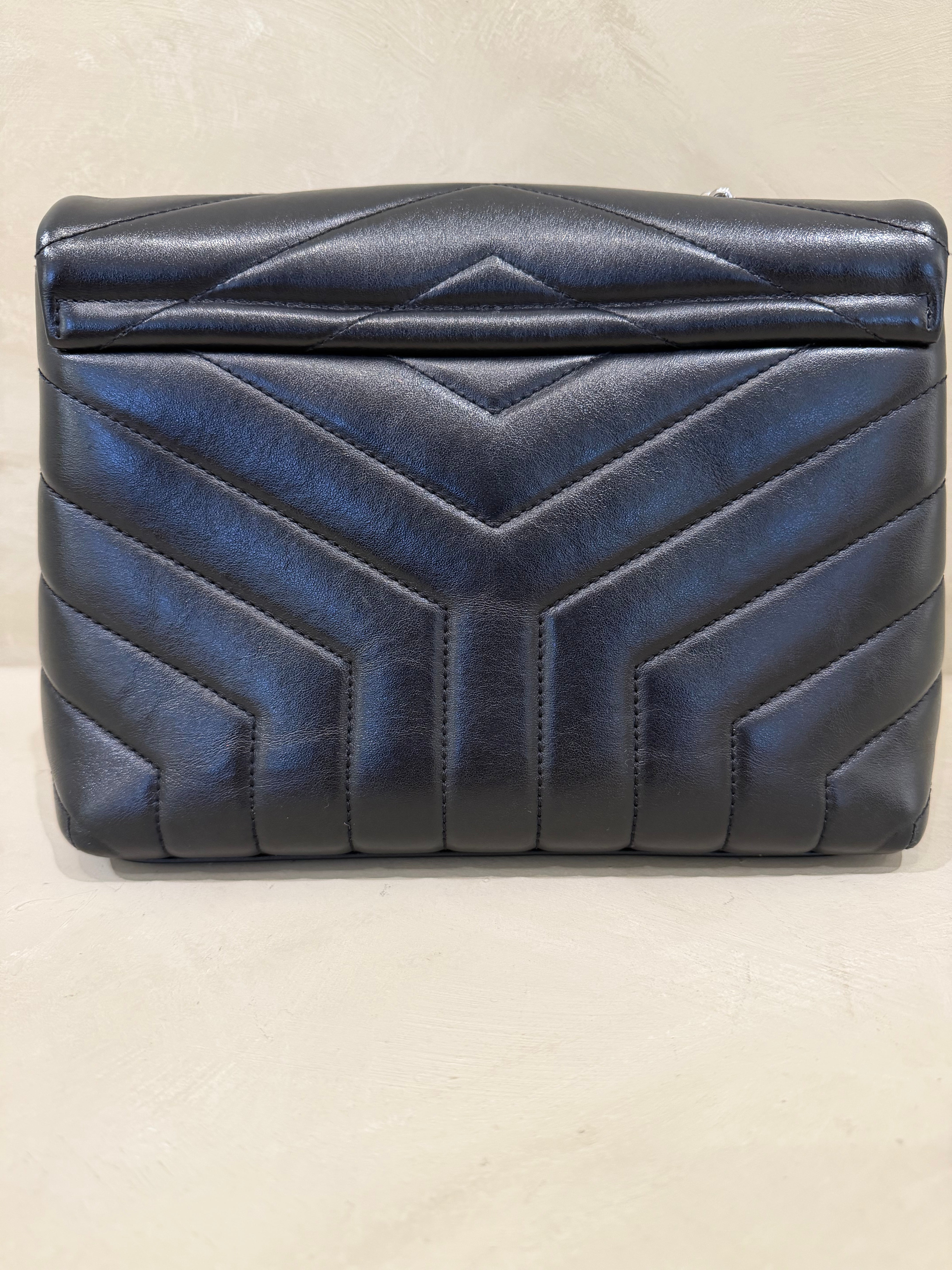 Saint Laurent (YSL) Medium Lou Lou Bag | Leather | Silver Hardware | Excellent