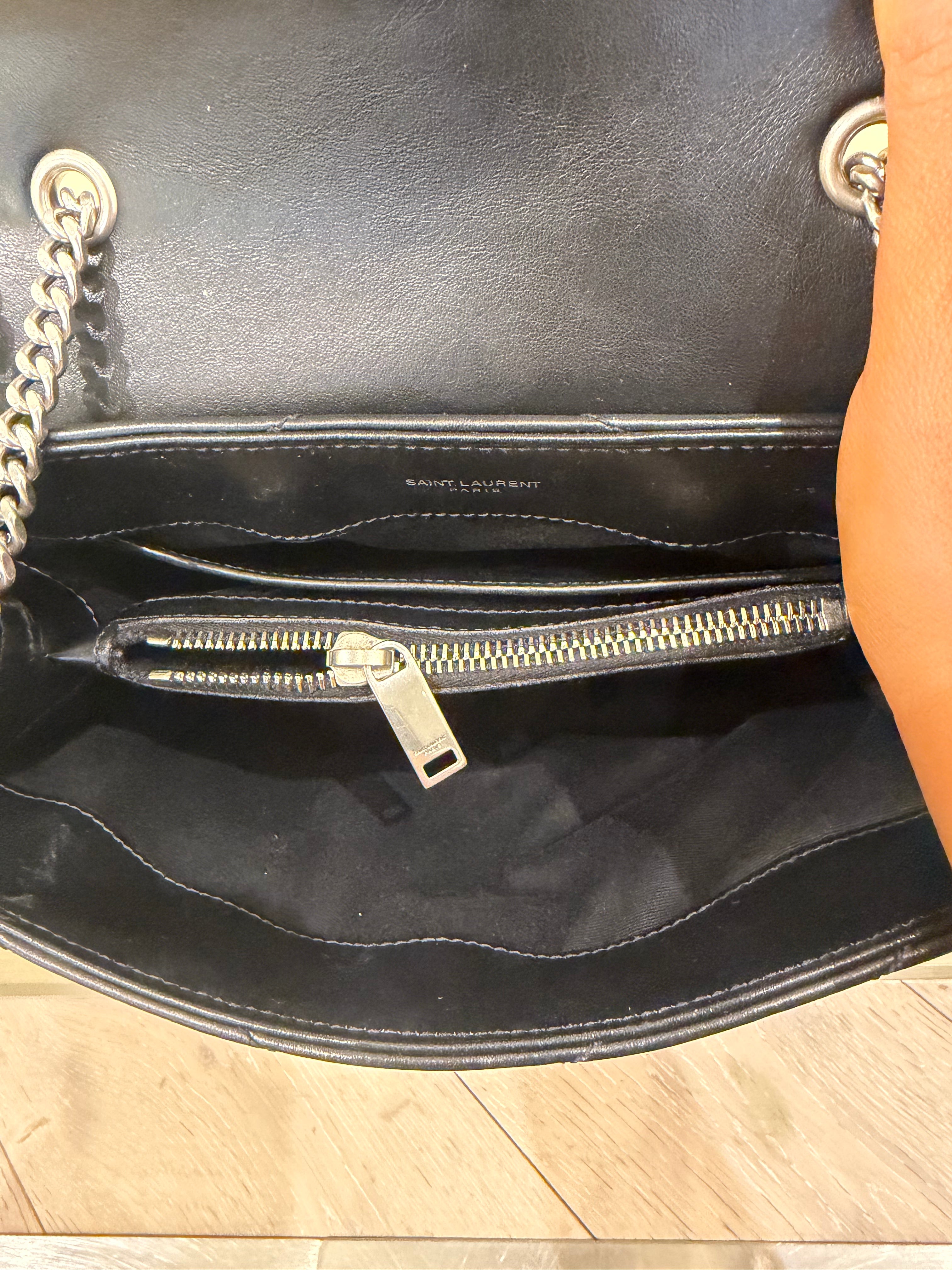 Saint Laurent (YSL) Medium Lou Lou Bag | Leather | Silver Hardware | Excellent