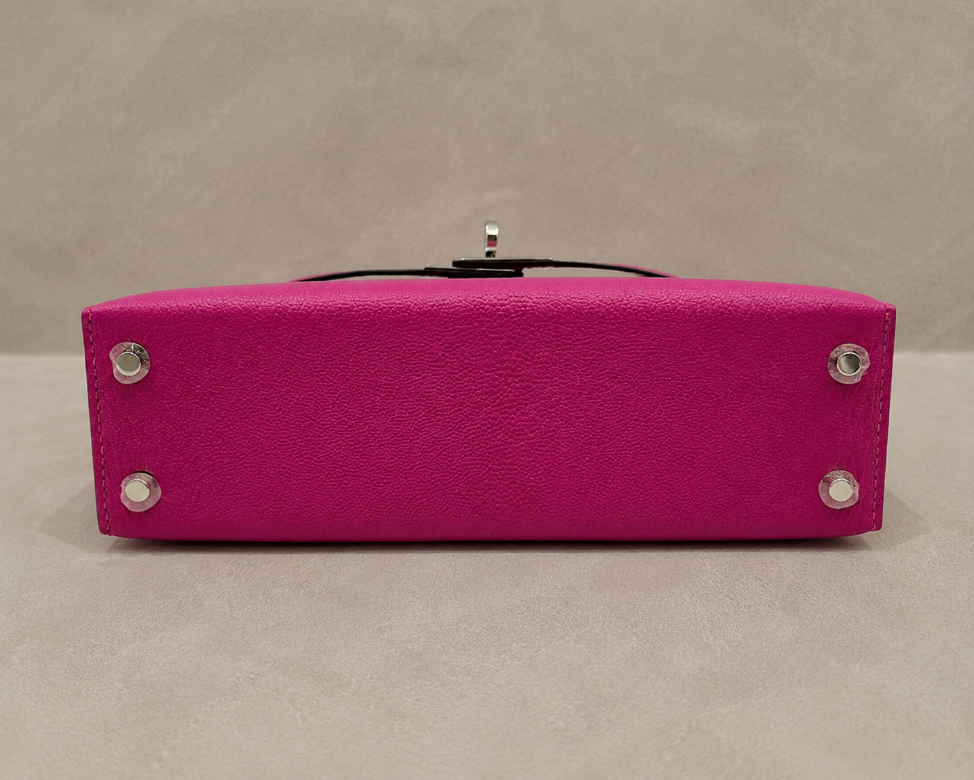Hermes Mini Kelly Rose Pourpre