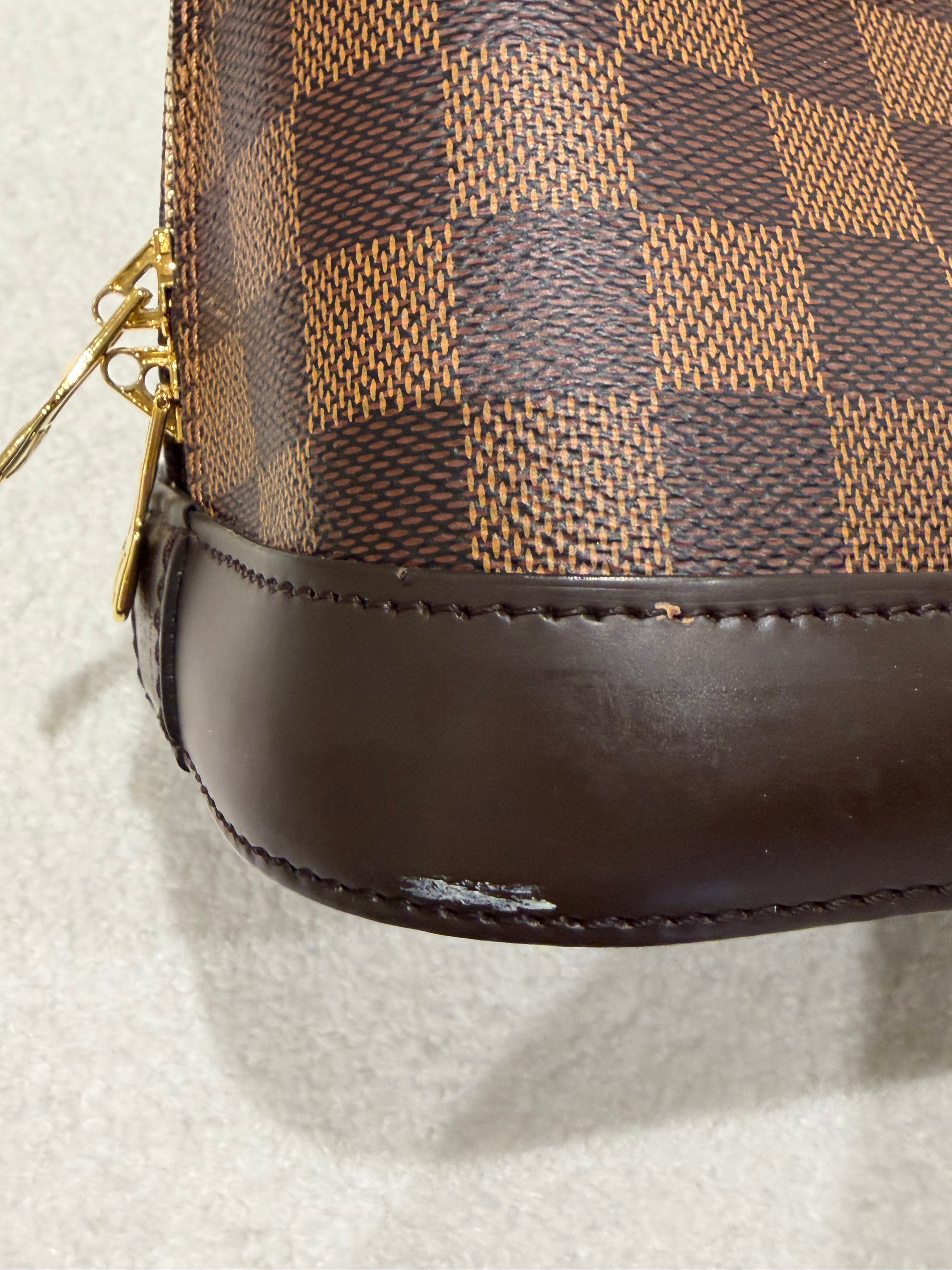 Louis Vuitton Alma PM | Damier Ebène | Gold Hardware | 2019 | Very Good