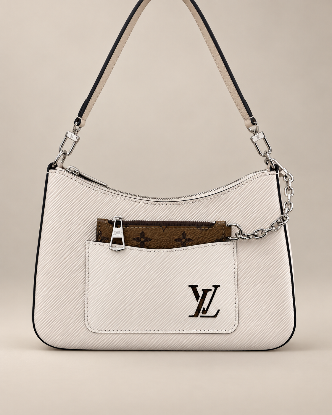 Louis Vuitton Marelle Bag Quartz White Epi Leather | Pre-Loved