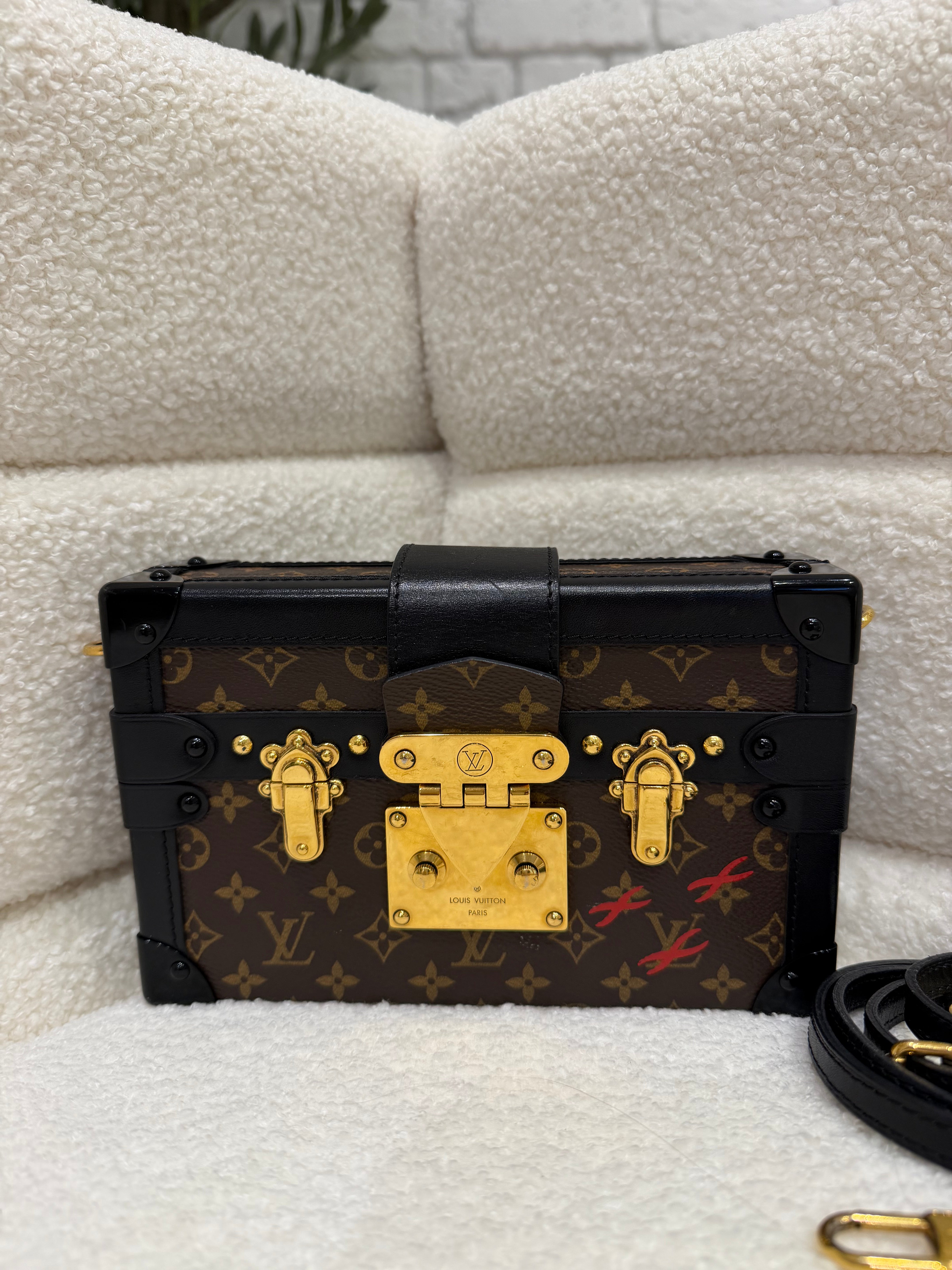 Louis Vuitton Petite Malle Monogram Canvas Bag