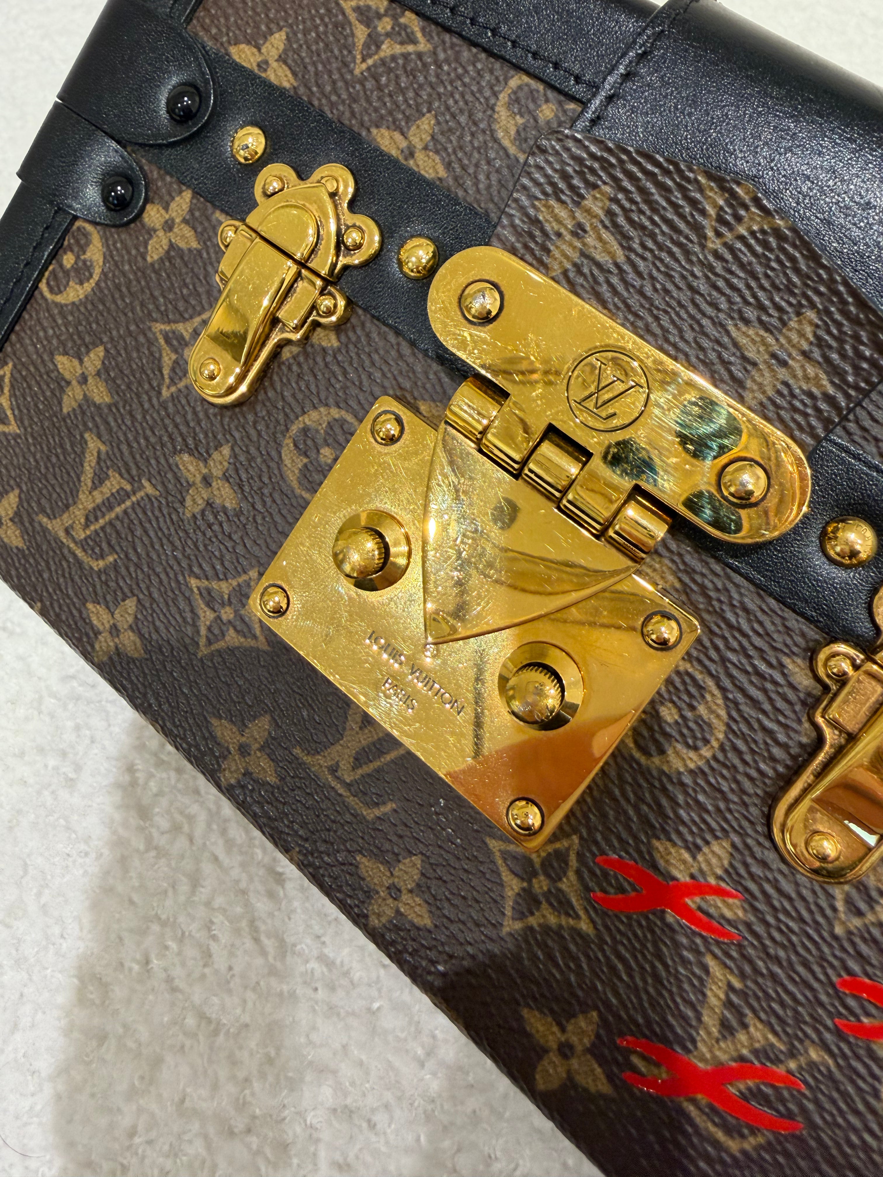 Louis Vuitton Petite Malle Monogram Canvas Bag