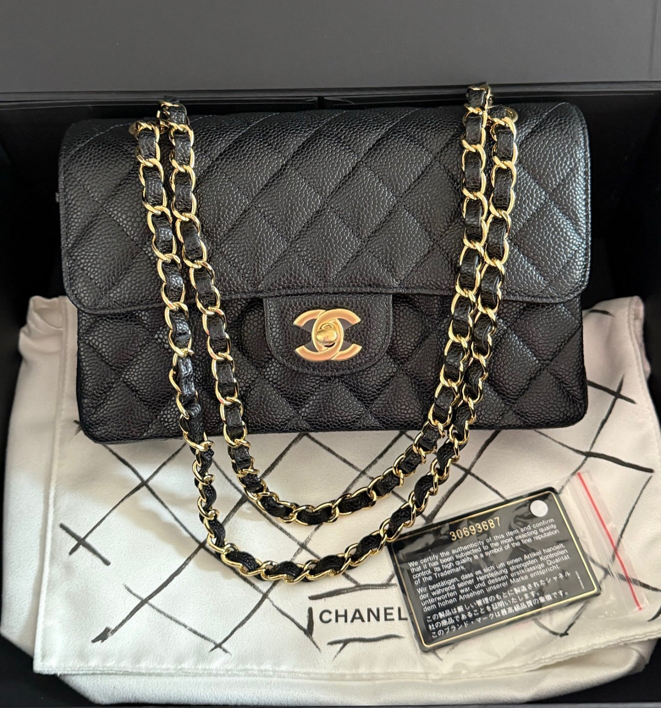 Chanel Double Classic Flap Small