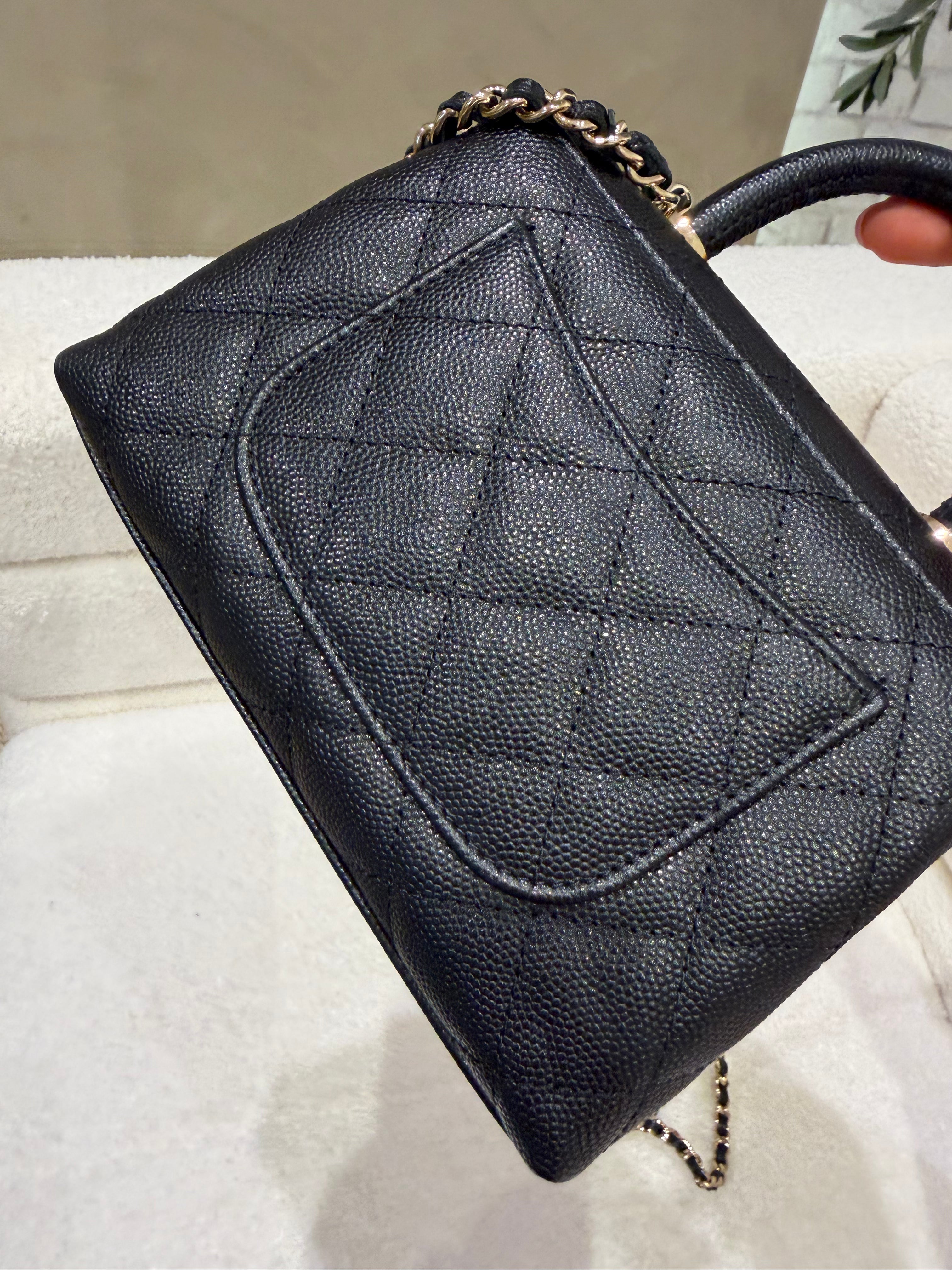 Chanel Coco Handle | Nano | Black Caviar | Gold Hardware | Pristine
