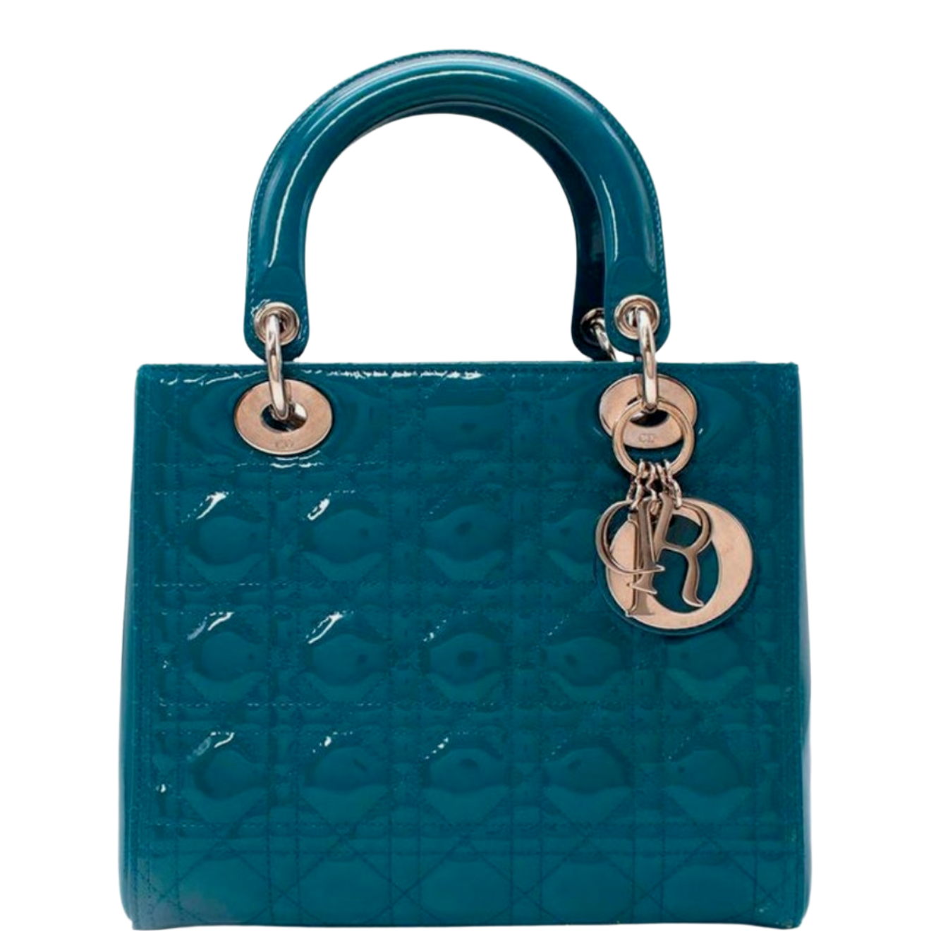 Lady Dior Medium Teal Cannage