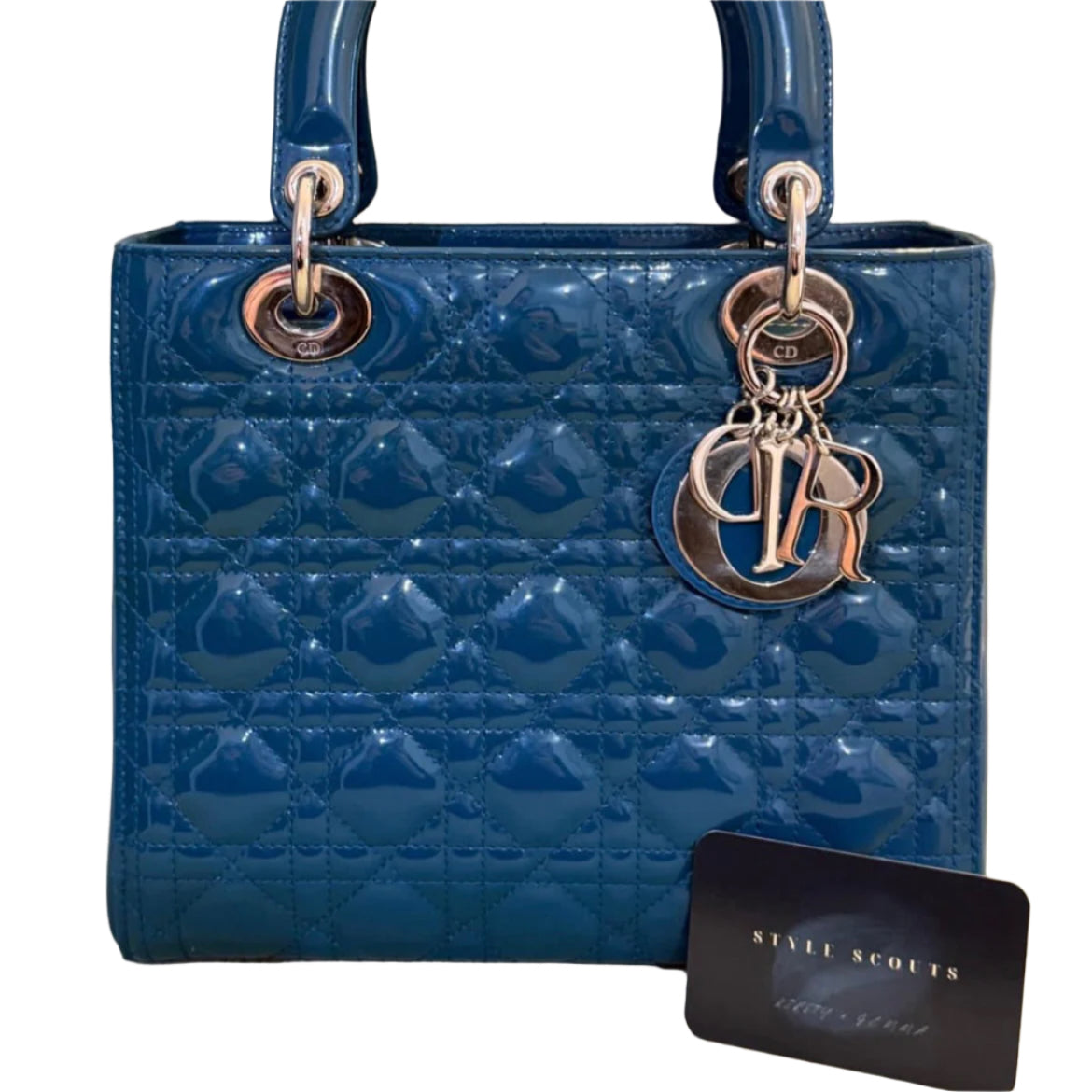 Lady Dior Medium Teal Cannage